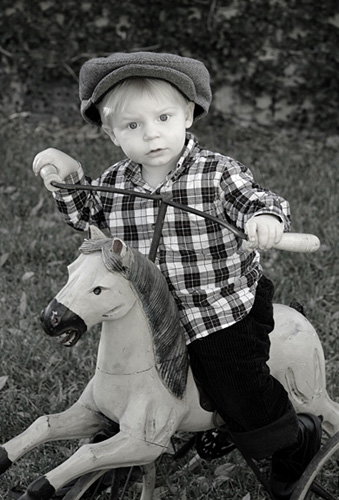 bw on horse2668