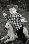 bw on horse2668